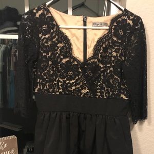 Teacup dress with lace